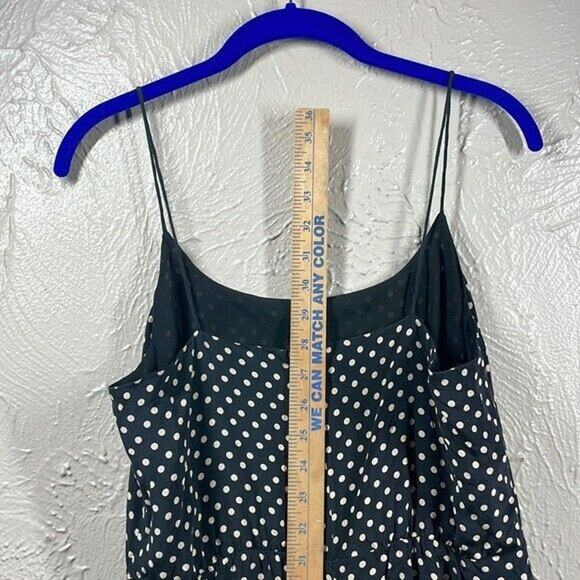 J Crew Blouson Dress Polka Dot Spaghetti Strap Sheath Party Cocktail Sz S Approx - Picture 6 of 6